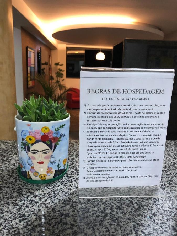 Hotel & Restaurante Paraiso Ponte Nova - Proximo A Faculdade Dinamica 외부 사진
